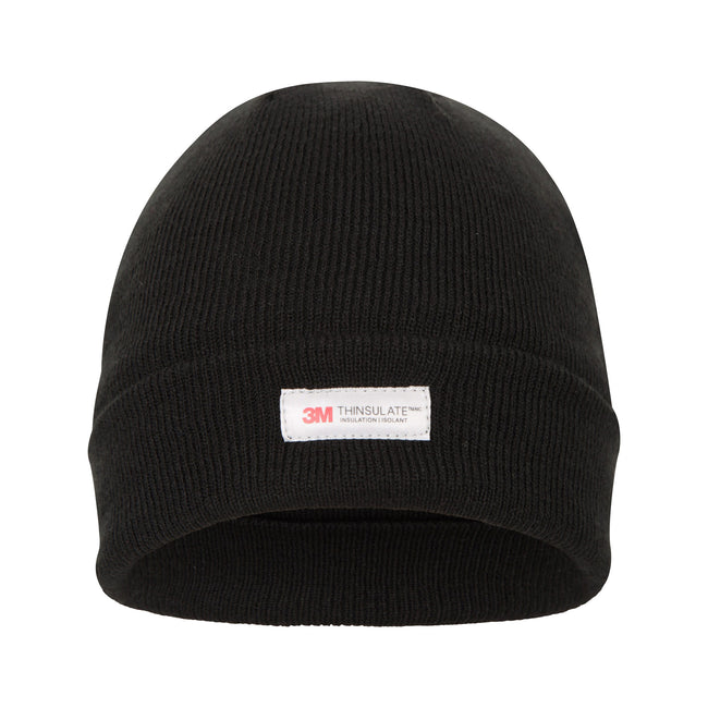 Black - Front - Mountain Warehouse Childrens-Kids Knitted Thinsulate Beanie