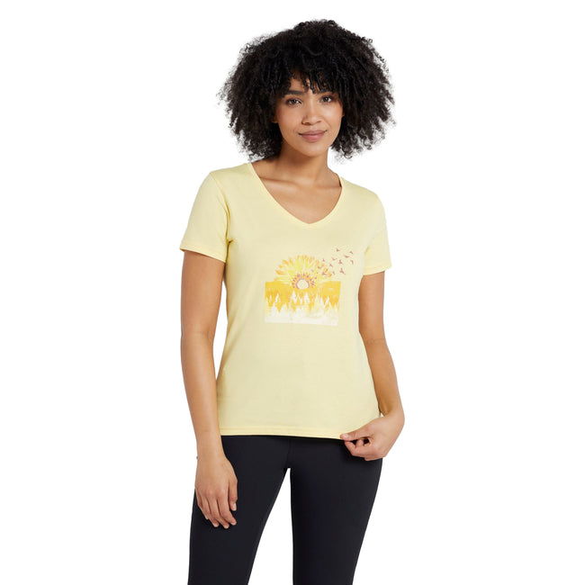 Yellow - Lifestyle - Mountain Warehouse Womens-Ladies Sunflower T-Shirt