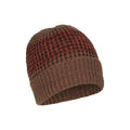 Brown - Front - Mountain Warehouse Mens Thermal Two Tone Melange Beanie