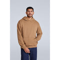 Tan - Front - Animal Mens Icon Organic Drop Shoulder Hoodie