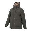 Khaki Green - Lifestyle - Mountain Warehouse Womens-Ladies Manta Borg Lined Padded Jacket