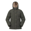 Khaki Green - Front - Mountain Warehouse Womens-Ladies Manta Borg Lined Padded Jacket
