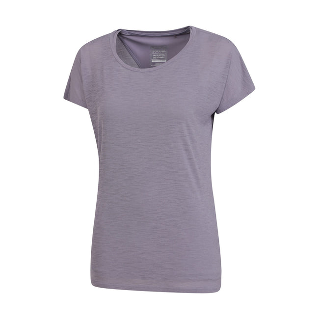 Purple - Lifestyle - Mountain Warehouse Womens-Ladies Double Layered T-Shirt