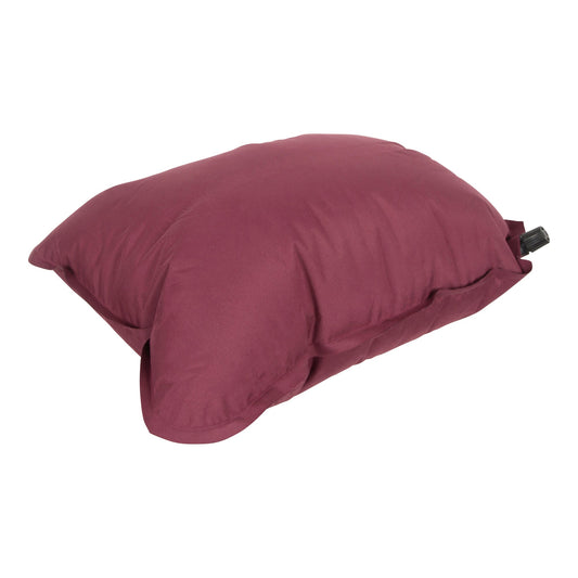 Dark Red - Front - Mountain Warehouse Self-Inflating Pillow