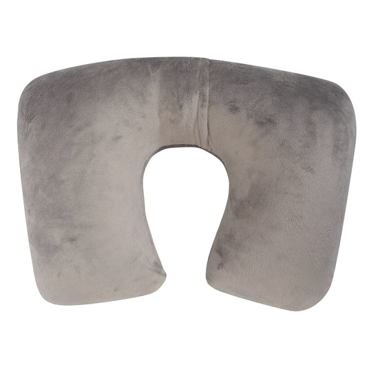Grey - Front - Mountain Warehouse Fleece Inflatable Pillow