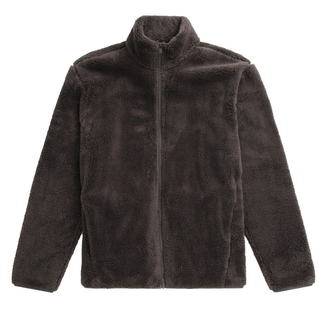 Dark Khaki - Front - Animal Mens Teddy Fleece Jacket