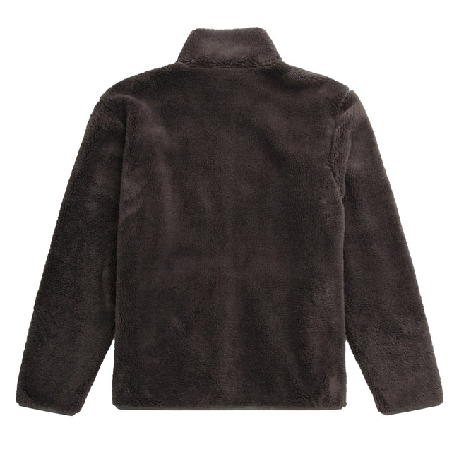 Dark Khaki - Back - Animal Mens Teddy Fleece Jacket