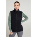 Black - Front - Mountain Warehouse Womens-Ladies Buxton Borg Gilet