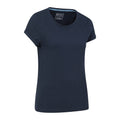 Navy - Back - Mountain Warehouse Womens-Ladies Bude Relaxed Fit T-Shirt