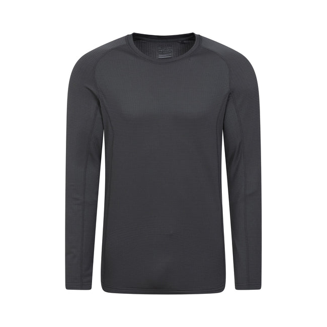 Grey - Front - Mountain Warehouse Mens Vermont Base Layer Top