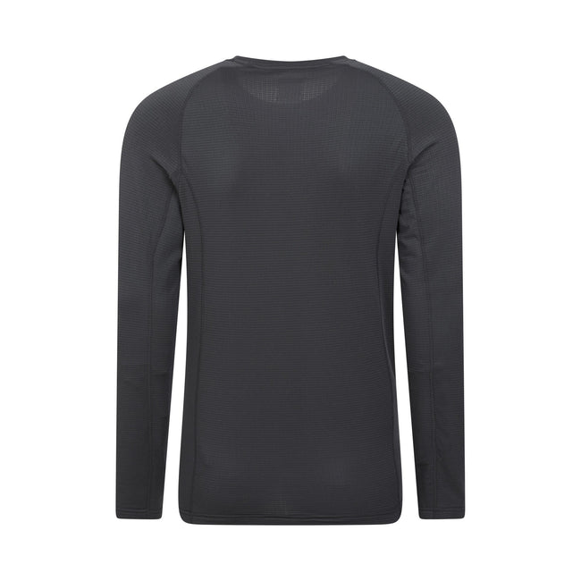 Grey - Back - Mountain Warehouse Mens Vermont Base Layer Top