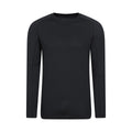 Black - Front - Mountain Warehouse Mens Vermont Base Layer Top