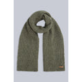 Khaki Green - Front - Animal Mens Codi Knitted Scarf