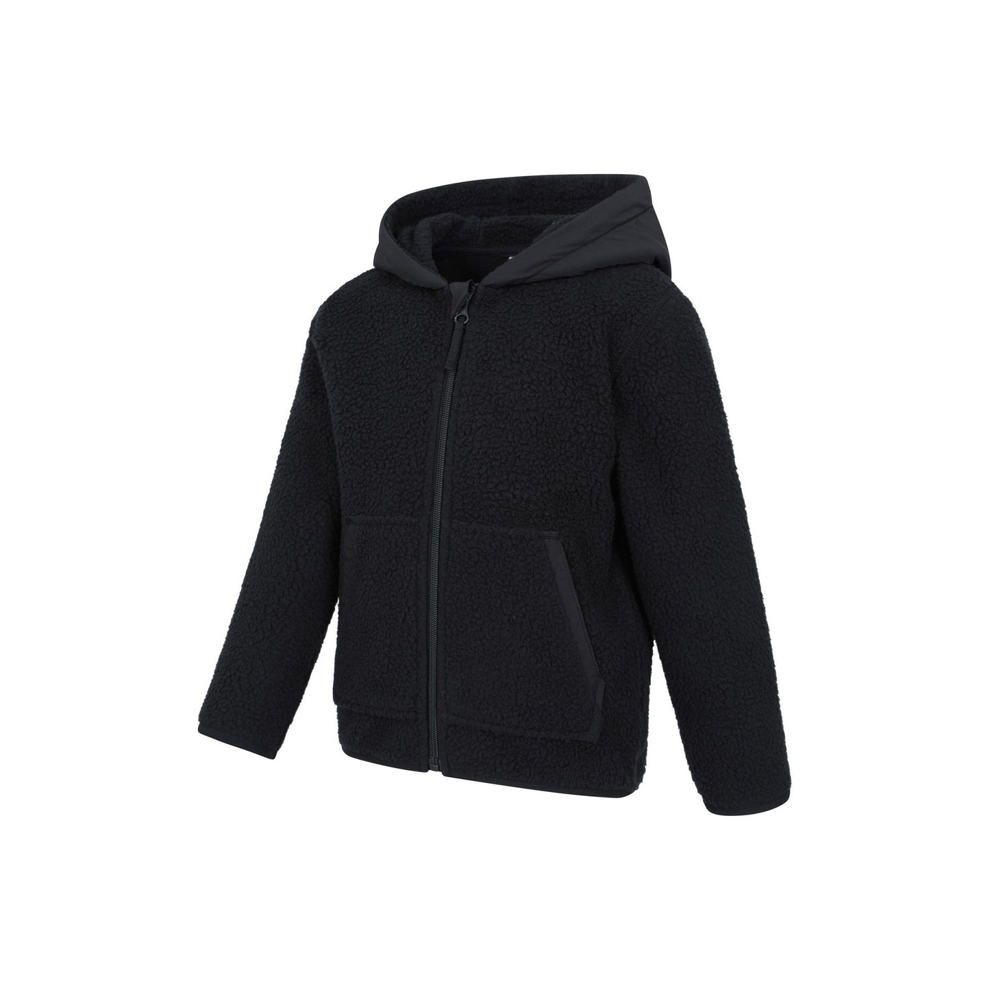 Black - Lifestyle - Mountain Warehouse Childrens-Kids Willow Borg Fleece Hoodie