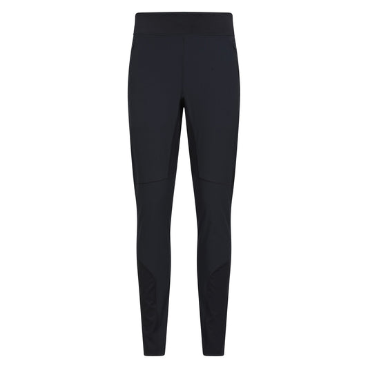 Black - Front - Mountain Warehouse Womens-Ladies Etna Water Resistant Leggings