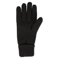 Black - Back - Mountain Warehouse Mens Isotherm Faux Fur Lined Gloves