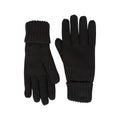 Black - Front - Mountain Warehouse Mens Isotherm Faux Fur Lined Gloves