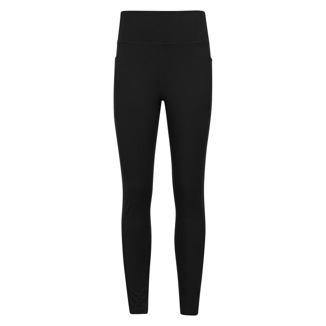Black - Front - Mountain Warehouse Womens-Ladies Breeze Full Length Leggings