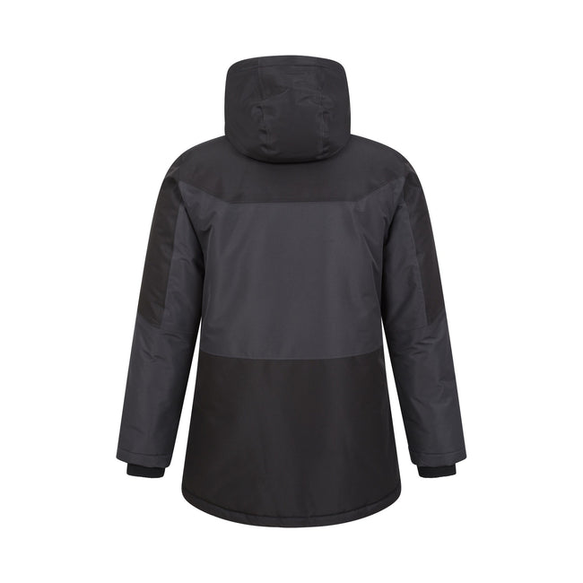 Dark Grey - Back - Mountain Warehouse Mens Tephra Waterproof Padded Parka