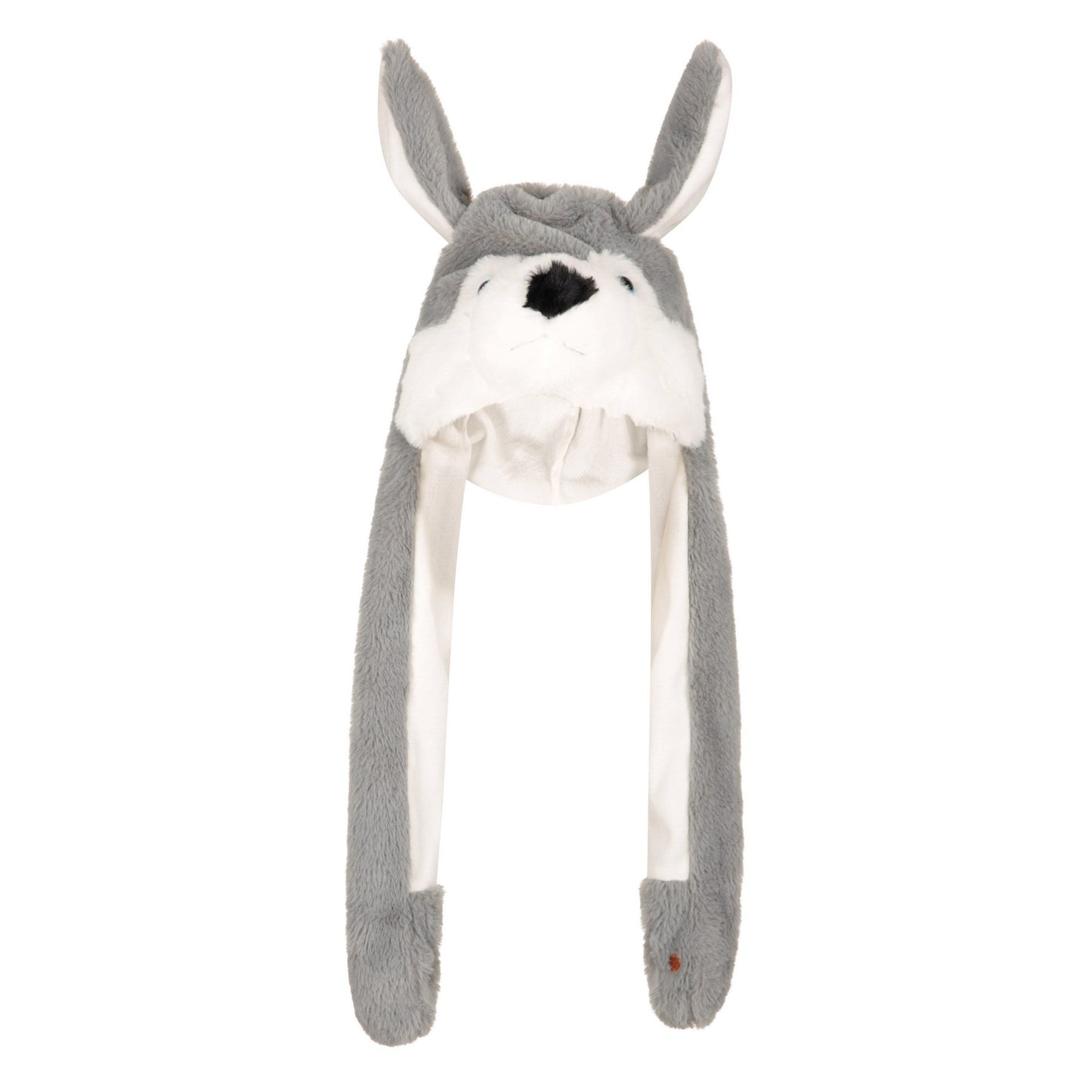 Grey - Lifestyle - Mountain Warehouse Childrens-Kids Cuddly Wolf Trapper Hat