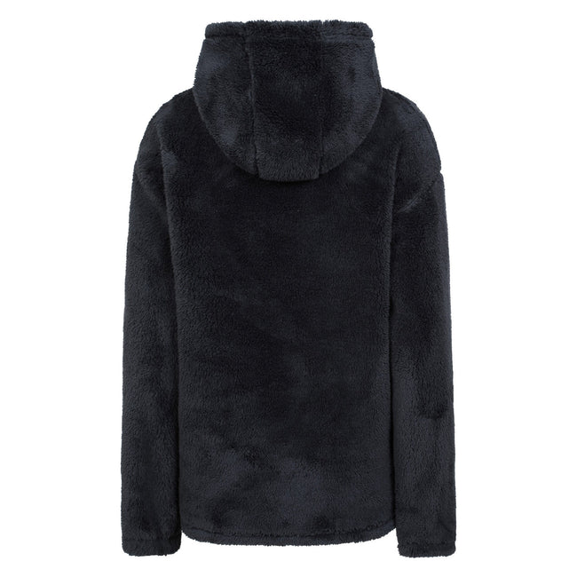 Grey - Back - Mountain Warehouse Womens-Ladies Teddy Fleece Hoodie
