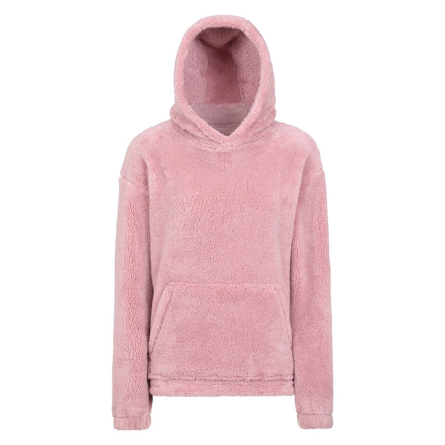 Pink - Front - Mountain Warehouse Womens-Ladies Teddy Fleece Hoodie