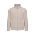 Beige - Front - Mountain Warehouse Mens Highland Full Zip Fleece
