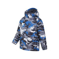 Cobalt - Side - Mountain Warehouse Childrens-Kids Mogal Camo Ski Jacket