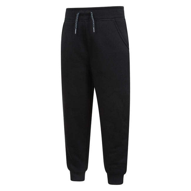 Black - Side - Mountain Warehouse Childrens-Kids Nordic Faux Fur Lined Jogging Bottoms