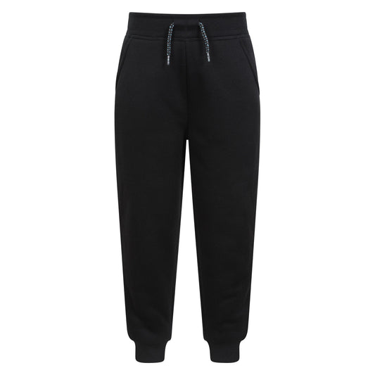 Black - Front - Mountain Warehouse Childrens-Kids Nordic Faux Fur Lined Jogging Bottoms