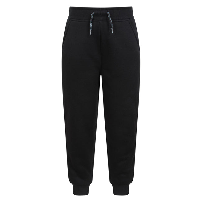 Black - Front - Mountain Warehouse Childrens-Kids Nordic Faux Fur Lined Jogging Bottoms