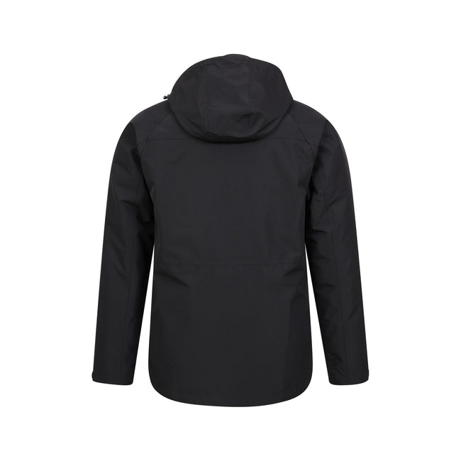 Black - Back - Mountain Warehouse Mens Alaskan 3 In 1 Waterproof Jacket