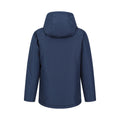 Navy - Back - Mountain Warehouse Childrens-Kids Noah Borg Lined Waterproof Jacket