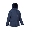Navy - Lifestyle - Mountain Warehouse Childrens-Kids Noah Borg Lined Waterproof Jacket