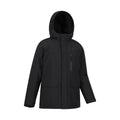 Black - Lifestyle - Mountain Warehouse Childrens-Kids Noah Borg Lined Waterproof Jacket
