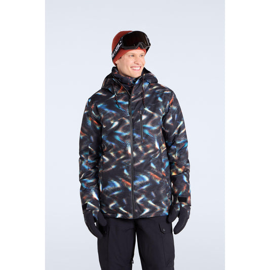 Orange - Front - Animal Mens Laxx Camo Ski Jacket