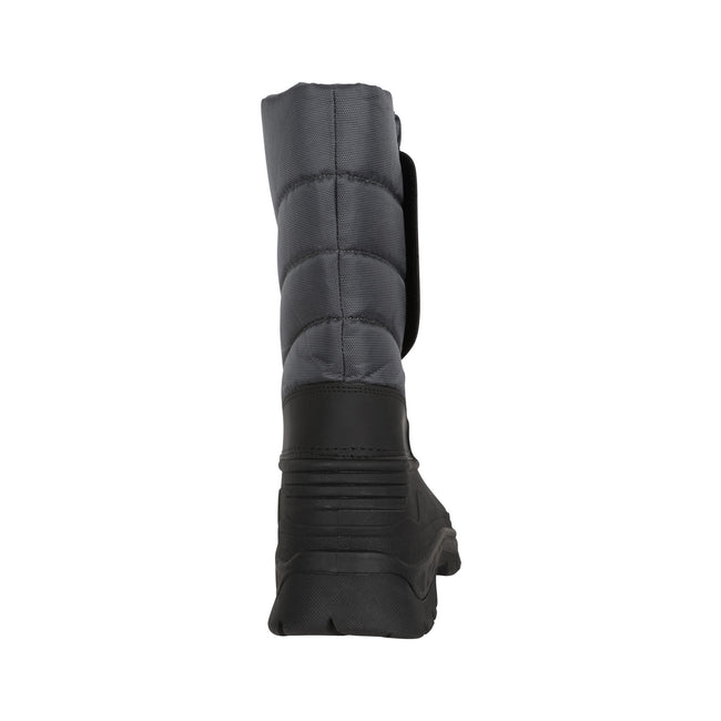 Dark Grey - Back - Mountain Warehouse Mens Frost Snow Boots