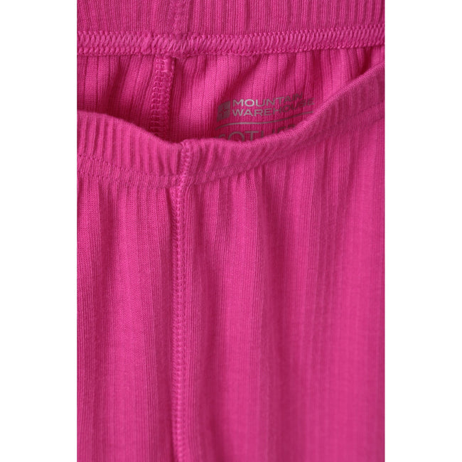 Pink - Pack Shot - Mountain Warehouse Childrens-Kids Talus Thermal Bottoms