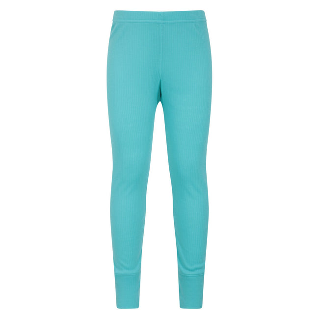 Teal - Front - Mountain Warehouse Childrens-Kids Talus Thermal Bottoms