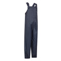 Navy - Side - Mountain Warehouse Childrens-Kids Pakka Waterproof Dungarees