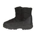 Black - Side - Mountain Warehouse Womens-Ladies Icey Fleece Lined Ankle Snow Boots