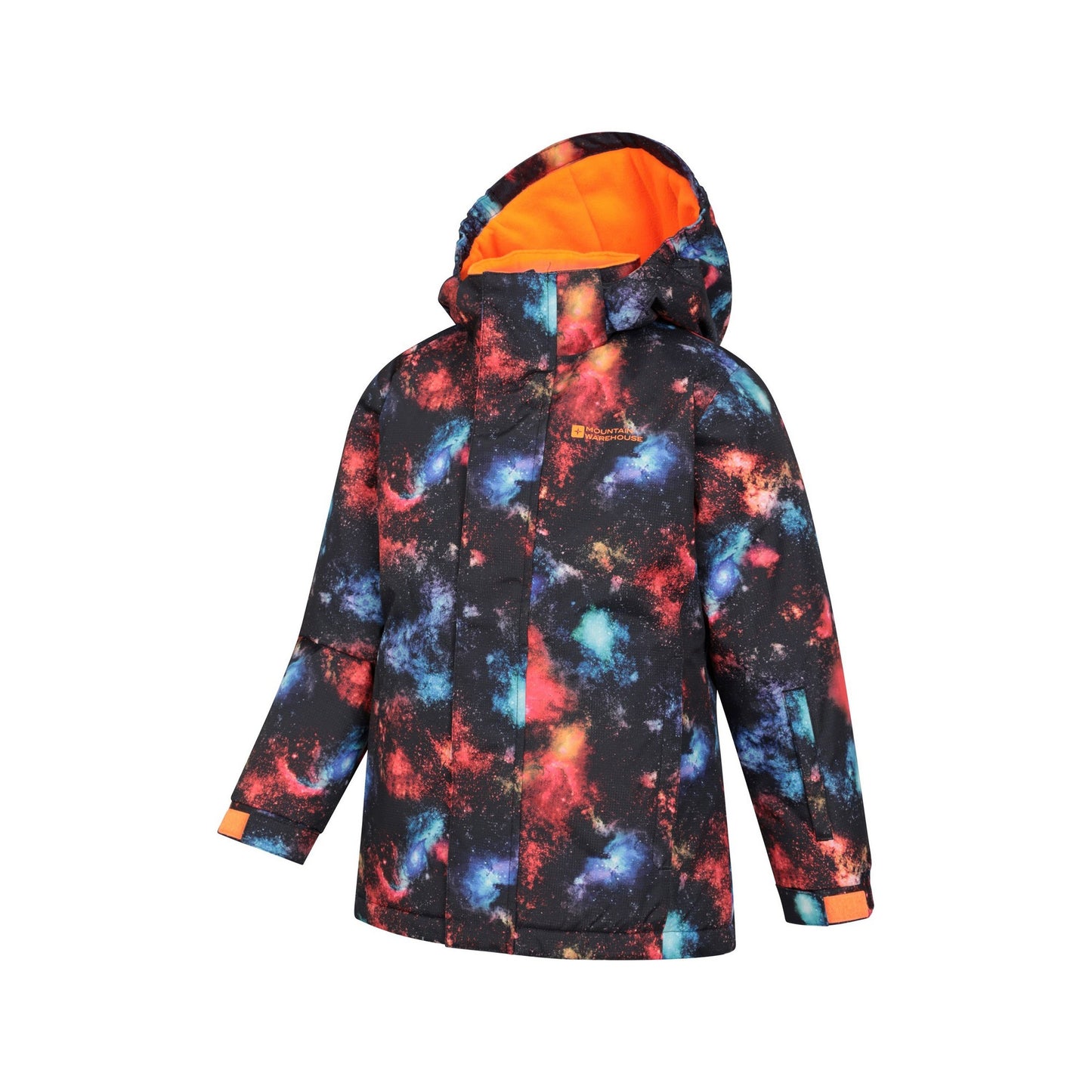 Jet Black - Close up - Mountain Warehouse Childrens-Kids Cosmic Ski Jacket & Trousers