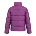 Purple - Back - Mountain Warehouse Childrens-Kids Lottie Water Resistant Padded Jacket