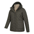Khaki Green - Lifestyle - Mountain Warehouse Womens-Ladies Nebraskan Borg 3 in 1 Padded Jacket