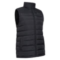 Black - Side - Mountain Warehouse Mens Seasons Faux Fur Lined Padded Gilet