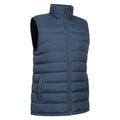 Navy - Side - Mountain Warehouse Mens Seasons Faux Fur Lined Padded Gilet