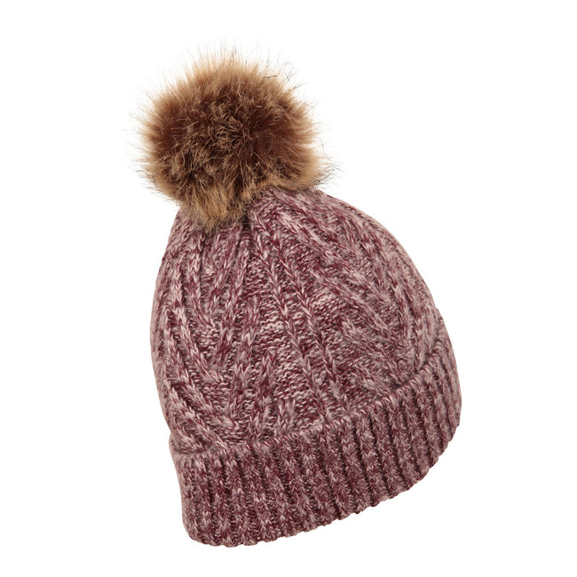 Burgundy - Back - Mountain Warehouse Womens-Ladies Thinsulate Beanie