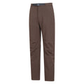 Brown - Side - Mountain Warehouse Mens Rockcliffe Softshell Hiking Trousers