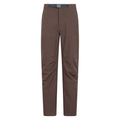 Brown - Front - Mountain Warehouse Mens Rockcliffe Softshell Hiking Trousers