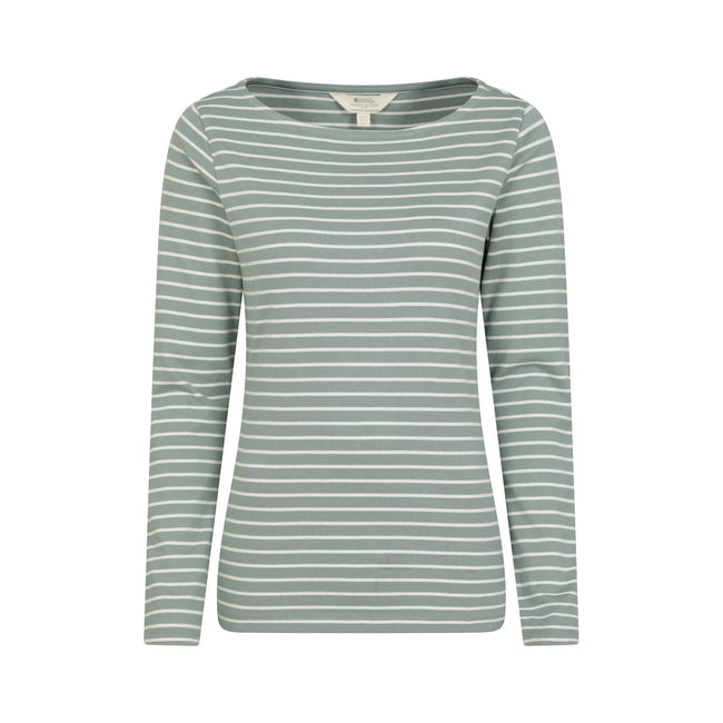 Khaki Green - Front - Mountain Warehouse Womens-Ladies St Ives Crew Neck Top